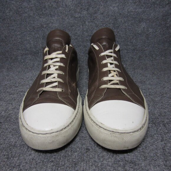 Common Projects Sneakers Men's Low Top Lace Up Brown Leather Shoes 44 US 11 - Picture 2 of 13